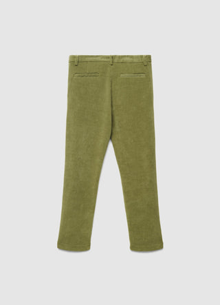 Pantaloni straight in velluto a coste