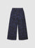 Jeans wide leg con fantasia floreale
