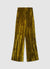 Pantalon palazzo plissé avec boucle