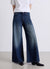 Jeans mit weitem Bein und niedriger Taille