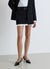 Mini skirt with contrasting trim
