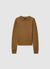 Crew neck jumper with dotted pattern
