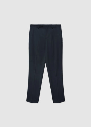 Pantalone straight a gamba dritta con piega