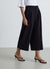 Pantaloni culotte con pinces e vita elasticizzata