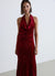 Robe longue bandeau dos nu
