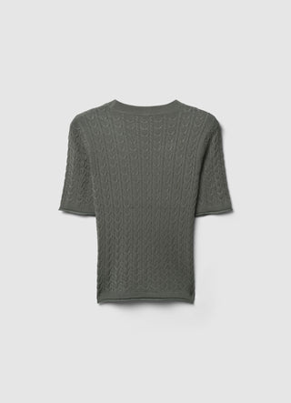 T-shirt maglia trecce