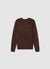 Pull bouclé uni à col rond