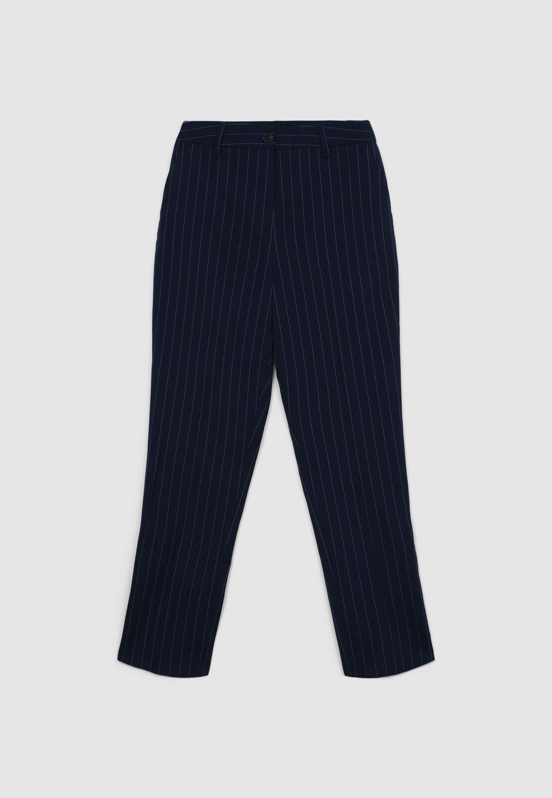 Pinstripe cigarette trousers – Calliope