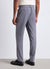 Long trousers with elastic waistband