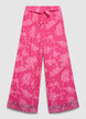 Weite Hosen mit Gürtel und Paisley-Muster - 8-9