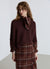 Maglia con collo cratere e maniche a 3/4