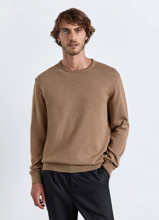 Plain crew neck sweater