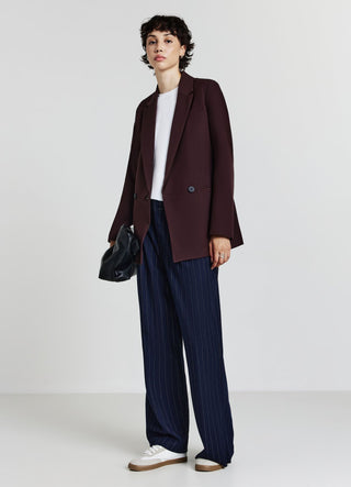 Double-breasted two-button jacket