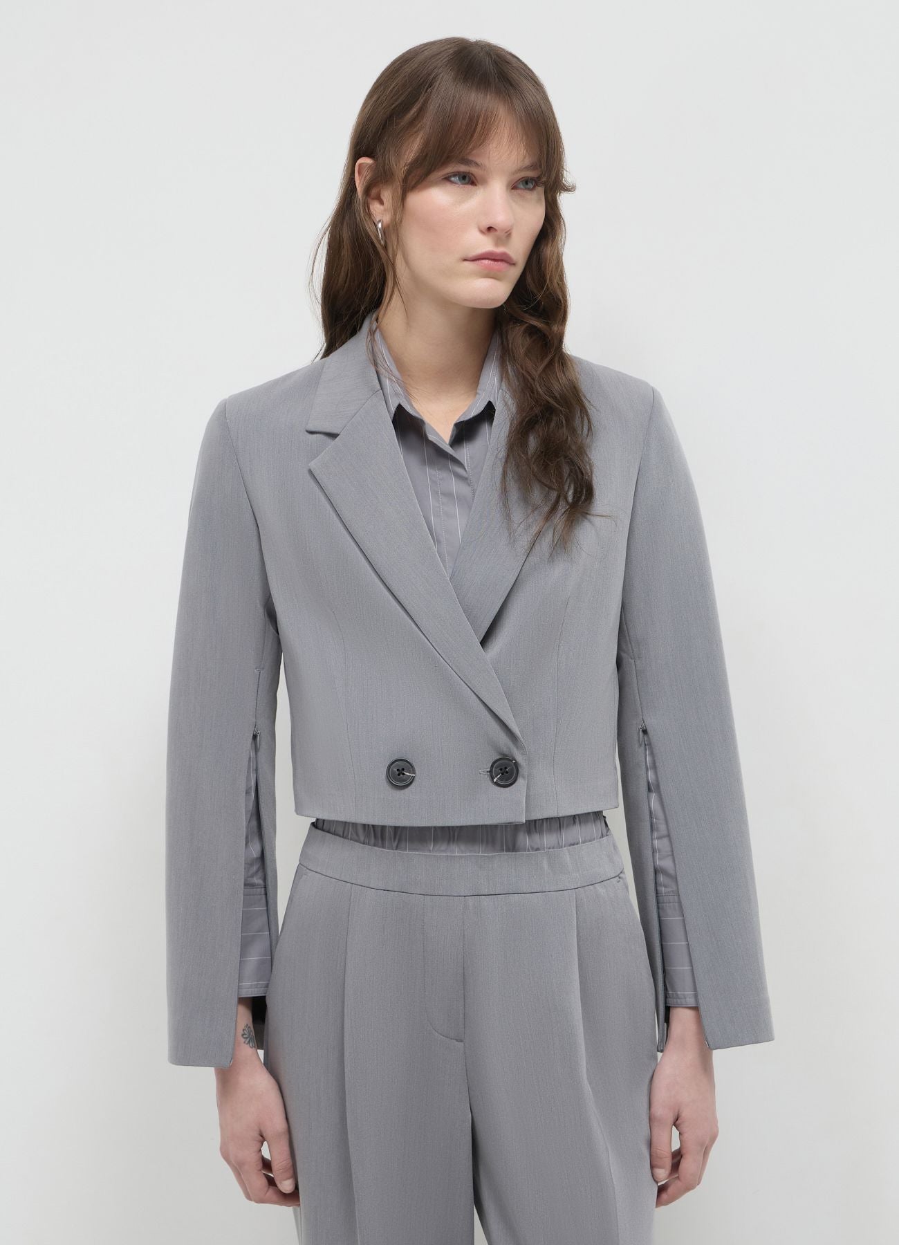 Women's Double-Breasted Jackets - Calliope