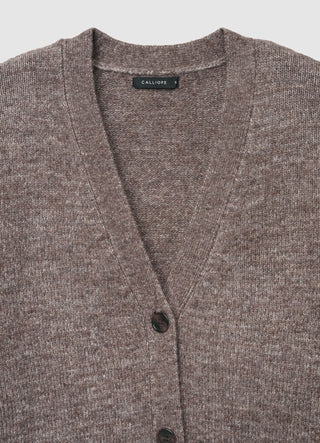 Cardigan over con bottoni
