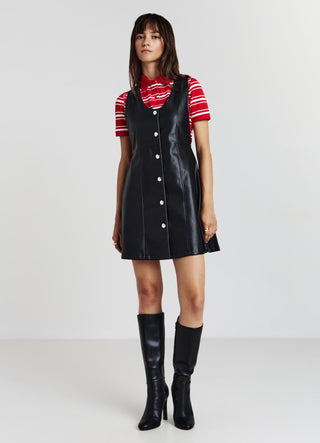 Faux leather tunic Calliope Faux leather tunic Calliope