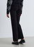 Straight-leg knit trousers