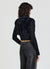 Crop-Pullover aus Kunstfell