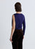 Body monospalla drappeggiato