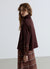 Maglia con collo cratere e maniche a 3/4