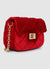 Mini gesteppte Tasche mit Kette