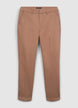Pantaloni in rasatello tinta unita - 3XL