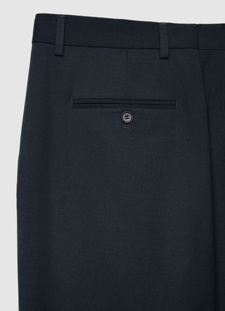 Pantalone straight a gamba dritta con piega