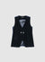 Gilet con bottoni gioiello