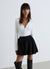 Chemise à manches longues unie avec boutons