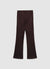 Pantaloni bootcut a vita alta con doppio bottone