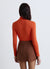 Plain-colour roll-neck T-shirt
