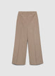 Wide-leg checkered trousers - XS