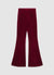 Pantalon flare uni