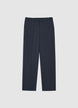Einfarbige Zigarettenhose - S