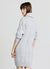 Rollkragenpullover mit Zopfmuster