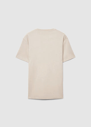 Plain-colour crew neck T-shirt