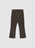 Einfarbige Cropped Flare Jeans