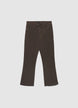Solid-colour cropped flare jeans - 36 EU