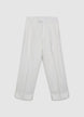Classic trousers with turn-ups - S