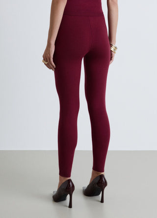 Einfarbige lange Leggings