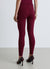 Einfarbige lange Leggings