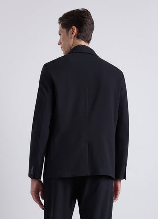 Einreihige Oversize-Jacke in Uni-Farbe