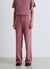 Pantalon de sport palazzo avec cordon de serrage