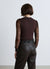 T-shirt con maniche in pizzo