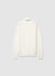 Feinstrick-Pullover mit Stehkragen und Strukturmuster