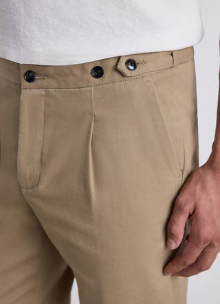 Chino trousers with waist buttons