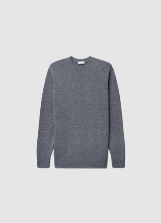Maglia girocollo in misto lana
