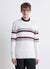 Maglia girocollo a righe