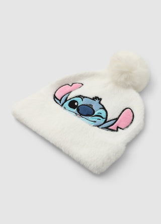 Berretto con pompon e ricamo Stitch®