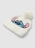 Berretto con pompon e ricamo Stitch®